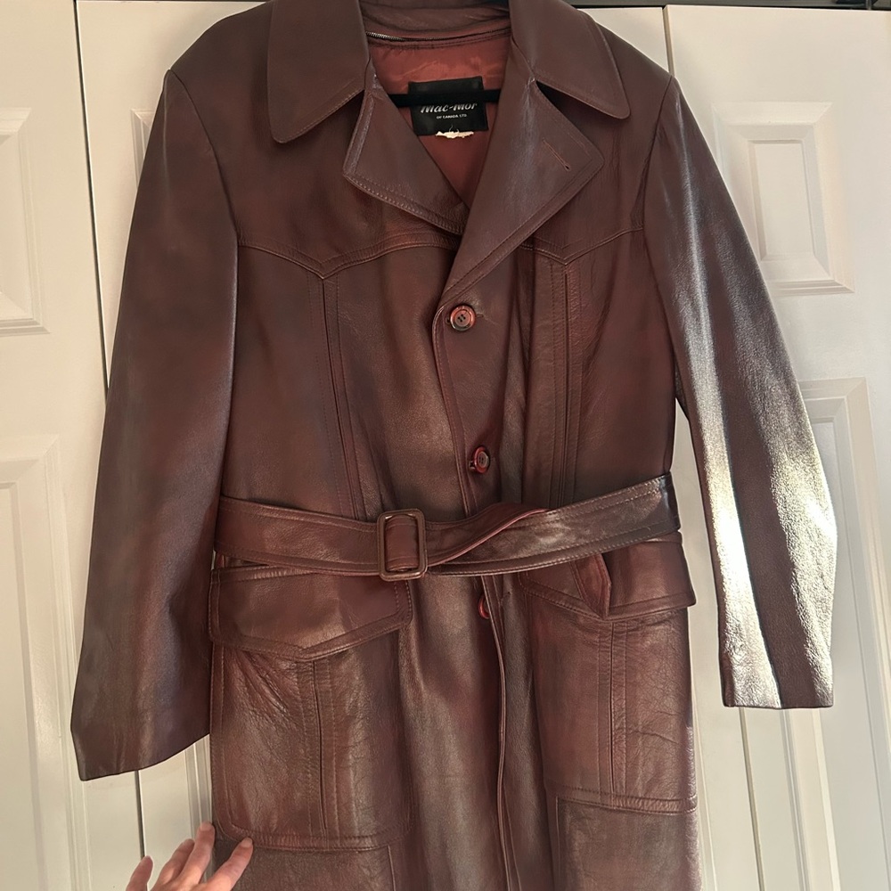 Vintage Women's Rich Brown Trench Coat